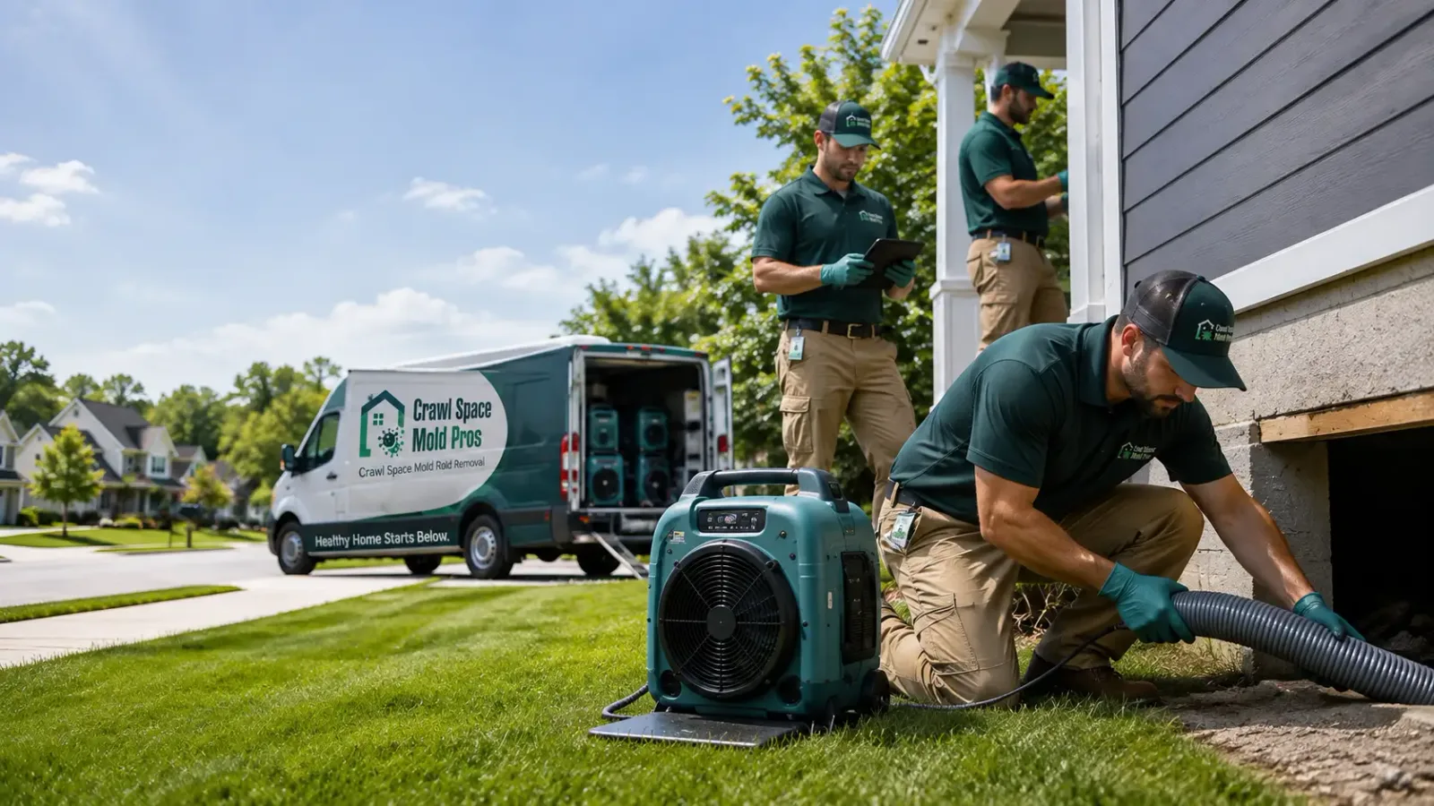 Crawl Space Mold Removal in Hanna City, IL